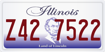 IL license plate Z427522