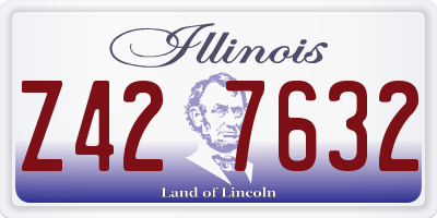 IL license plate Z427632