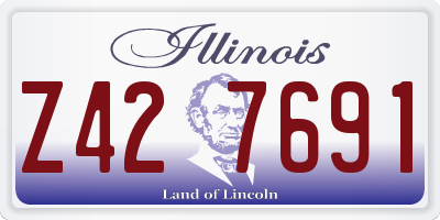IL license plate Z427691