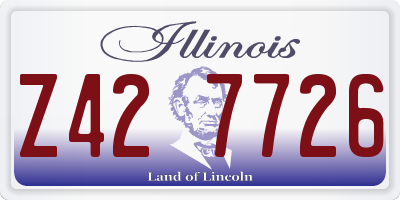 IL license plate Z427726