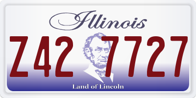 IL license plate Z427727