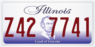IL license plate Z427741