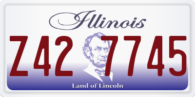 IL license plate Z427745