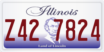 IL license plate Z427824