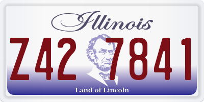 IL license plate Z427841