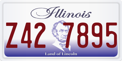 IL license plate Z427895