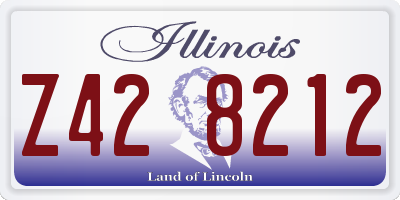 IL license plate Z428212