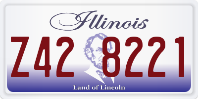 IL license plate Z428221