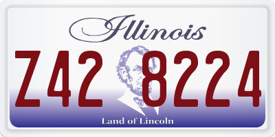 IL license plate Z428224