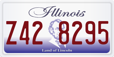 IL license plate Z428295