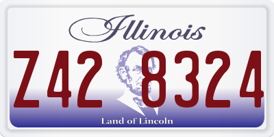 IL license plate Z428324