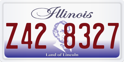 IL license plate Z428327