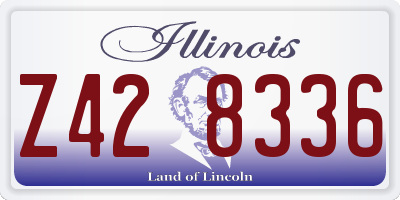 IL license plate Z428336