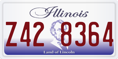 IL license plate Z428364