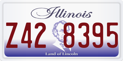 IL license plate Z428395