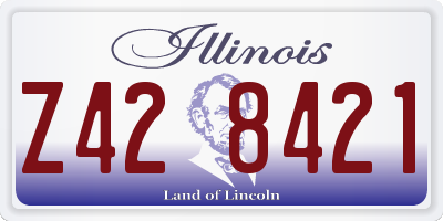 IL license plate Z428421