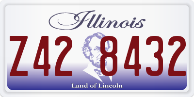 IL license plate Z428432