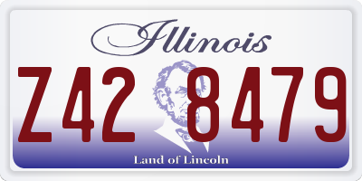 IL license plate Z428479