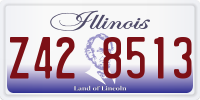 IL license plate Z428513