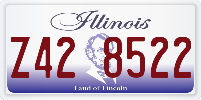 IL license plate Z428522