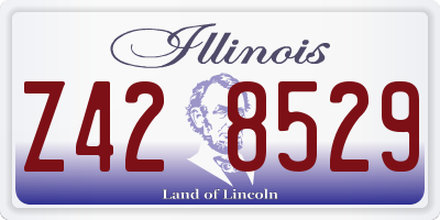 IL license plate Z428529