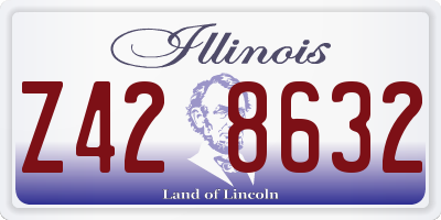 IL license plate Z428632