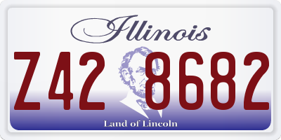 IL license plate Z428682