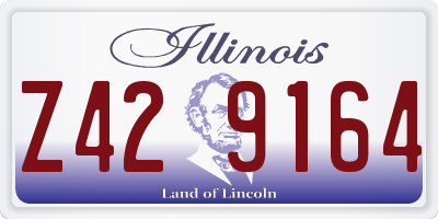 IL license plate Z429164