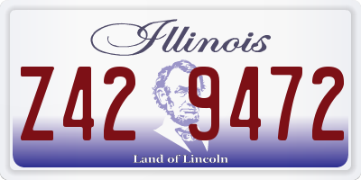 IL license plate Z429472