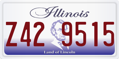 IL license plate Z429515