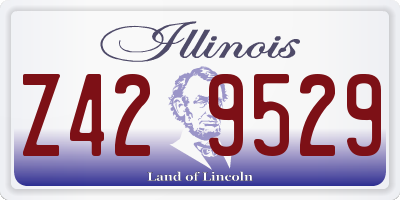 IL license plate Z429529