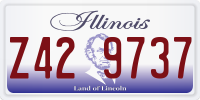 IL license plate Z429737