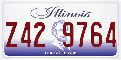 IL license plate Z429764
