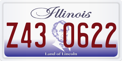 IL license plate Z430622