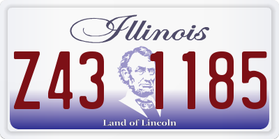 IL license plate Z431185