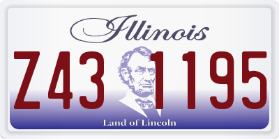 IL license plate Z431195