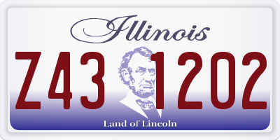 IL license plate Z431202
