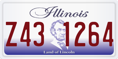 IL license plate Z431264