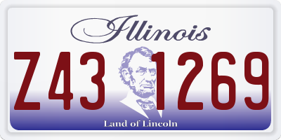 IL license plate Z431269