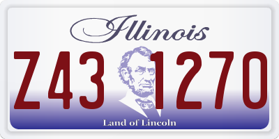 IL license plate Z431270