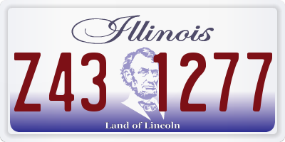 IL license plate Z431277