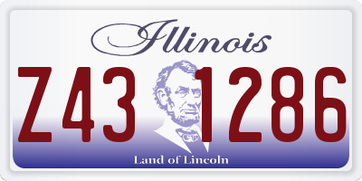 IL license plate Z431286