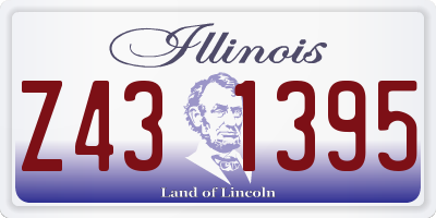 IL license plate Z431395