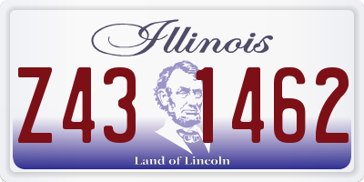 IL license plate Z431462