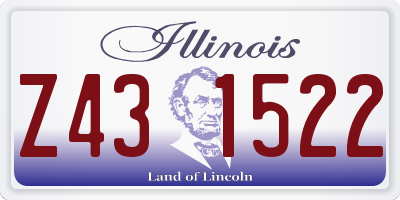 IL license plate Z431522