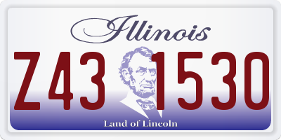 IL license plate Z431530