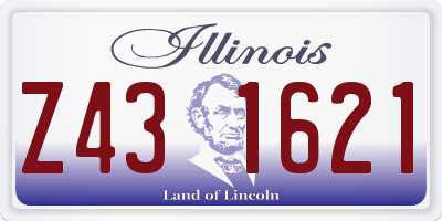 IL license plate Z431621