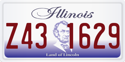 IL license plate Z431629