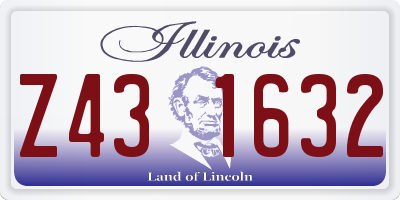IL license plate Z431632