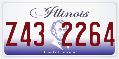 IL license plate Z432264